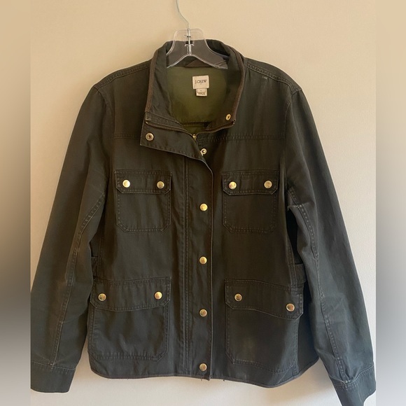 JCrew’s Women’s L Twill Field Jacket - Picture 3 of 6